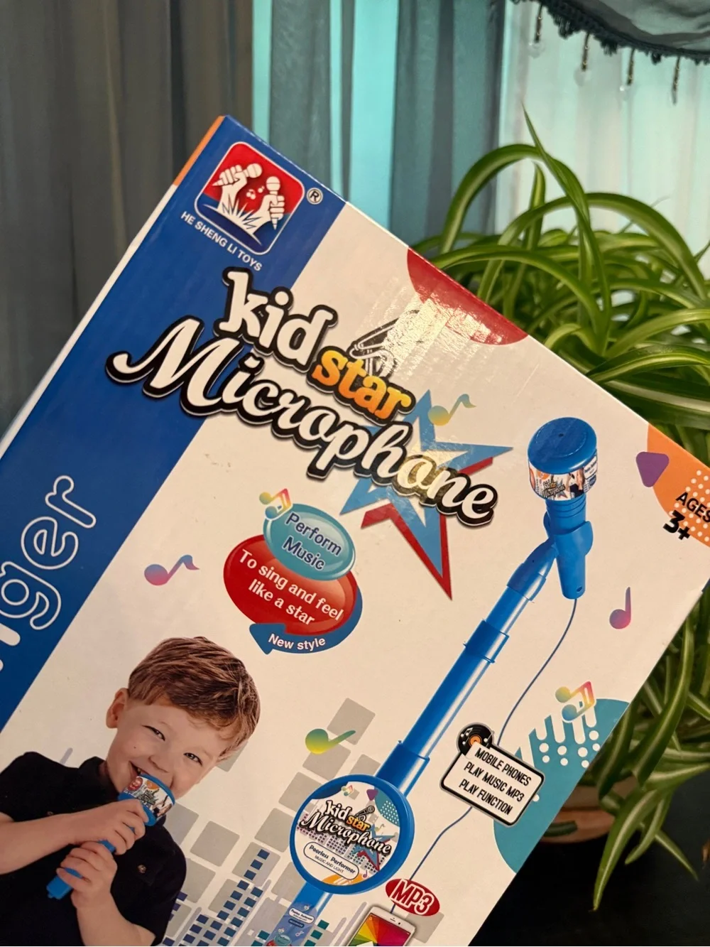 Little Singer Microphone - Blue - Peerless Performer
